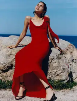 Rat & Boa Sirena Dress Red Size 8 for rent on The Volte - image 1