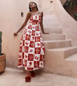 Zaco Kyoho Dress In Pear Blossom Size Medium / AU 10