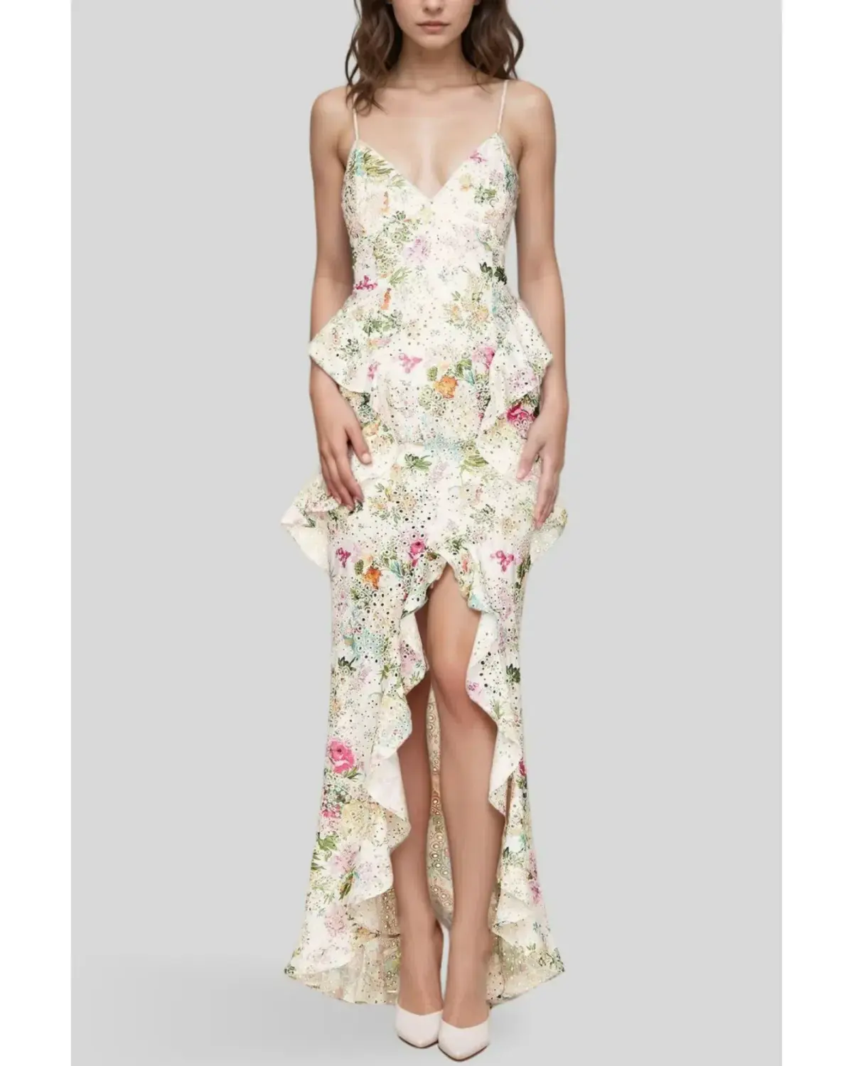 Love Nookie Darling Gown in Floral Size AU 8 - Image 1