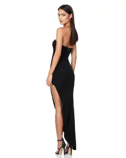 Love Nookie Aria One Shoulder Dress Black Size AU 8 for rent on The Volte - image 3