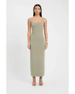 Kookai April Corset Dress Sage Size AU 12