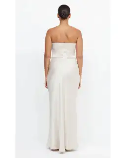 Bec & Bridge The Dreamer Strapless Dress in Sand Size AU 8 for rent on The Volte - image 2