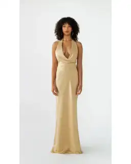 Arcina Ori Daniella Dress in Gold Size S / AU 8 for rent on The Volte - image 1
