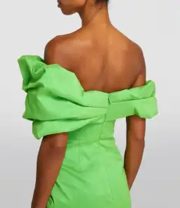 Rachel Gilbert Gia Midi Dress Green Size 5 / AU 16 for rent on The Volte - image 4