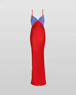 Rat & Boa Rosso Dress Red/Blue Size Medium / AU 10 for rent on The Volte - image 3