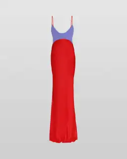 Rat & Boa Rosso Dress Red/Blue Size Medium / AU 10 for rent on The Volte - image 4