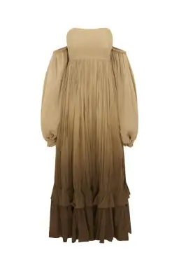 Rooh Collective Poppy Ombre Maxi Dress Brown Multi Size L / AU 12 for rent on The Volte - image 6