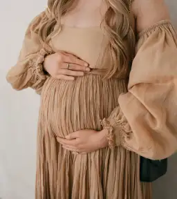 Rooh Collective Poppy Ombre Maxi Dress Brown Multi Size L / AU 12 for rent on The Volte - image 2