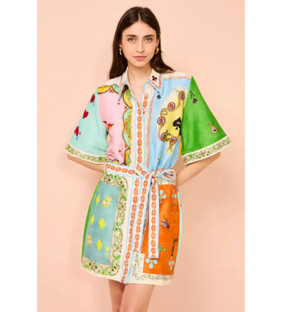 Alemais Rummy Mini Dress Multi Size 12 for rent on The Volte - main image