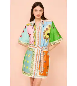 Alemais Rummy Mini Dress Multi Size 12 for rent on The Volte - image 3