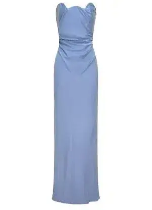 Rachel Gilbert Aries Maxi Dress in Marina Size 8 for rent on The Volte - main image