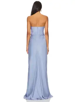 Rachel Gilbert Aries Maxi Dress in Marina Size 10 for rent on The Volte - image 2