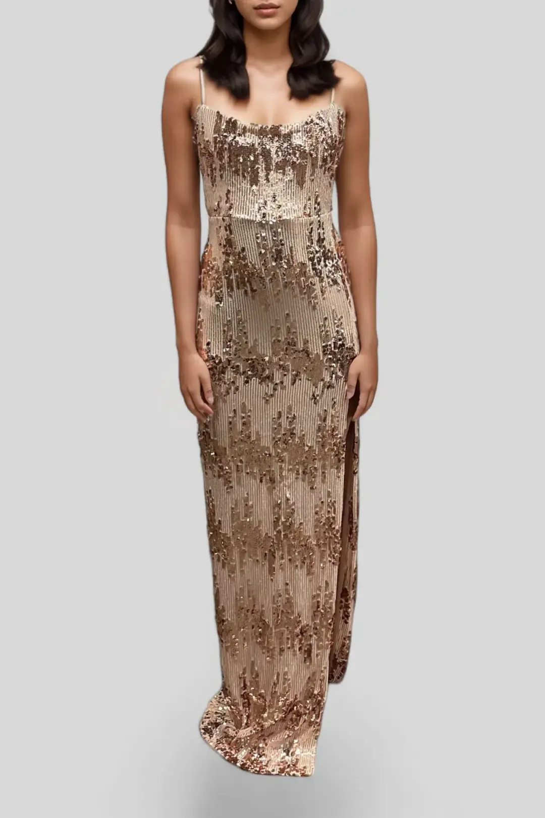 Nookie Lovers Two Tone Gown Size 8 for rent on The Volte - main image