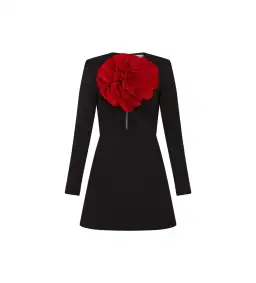 Rebecca Vallance Rhosen Mini Dress Black Size 12 for rent on The Volte - image 3