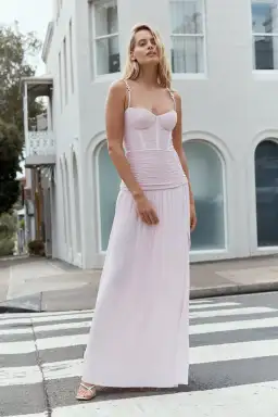 Manning Cartell Double Time Pleat Dress in Hydrangea Size 8