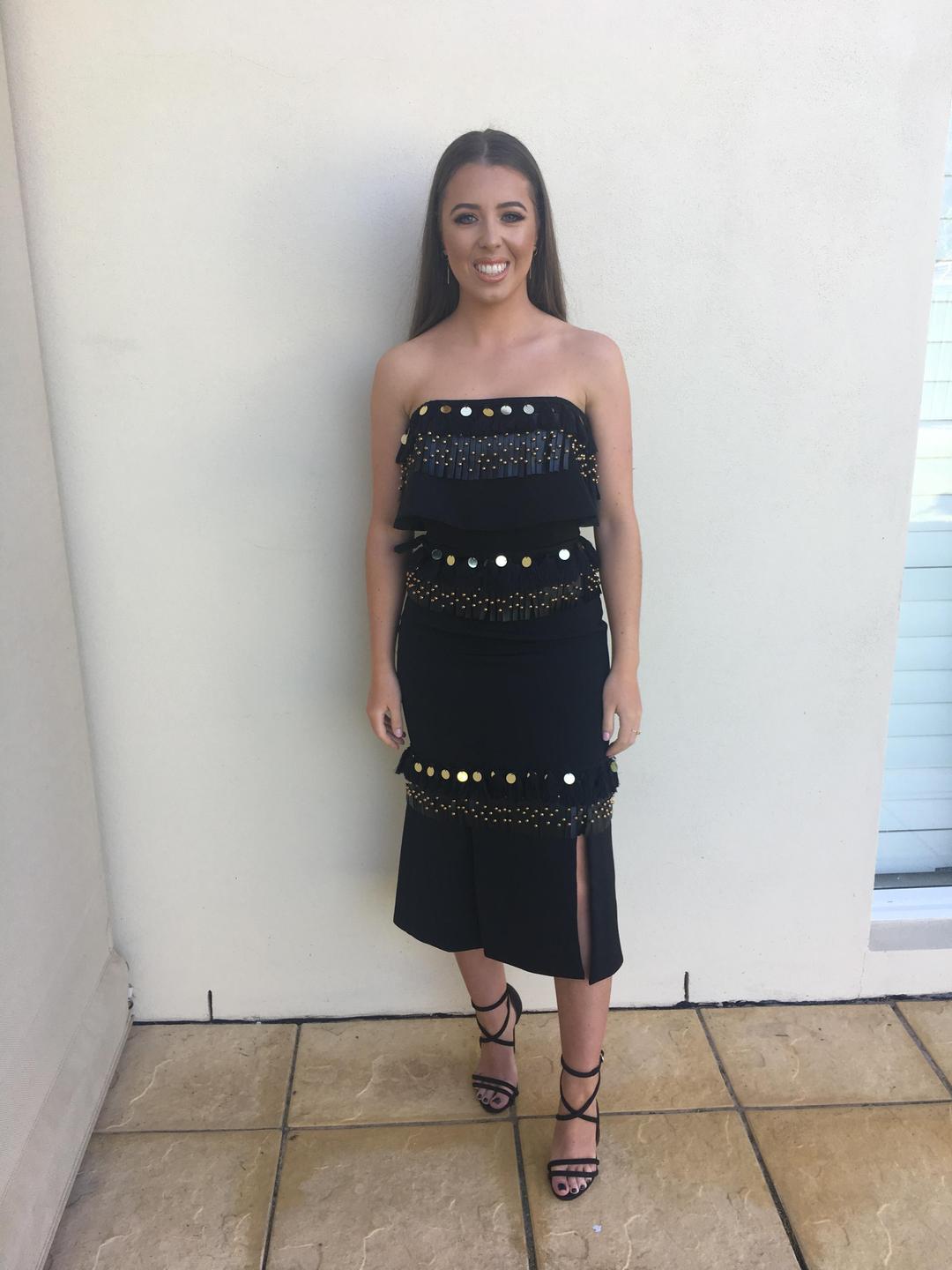 Prem The Label Gladiator Midi Dress Size 6 for rent on The Volte - main image