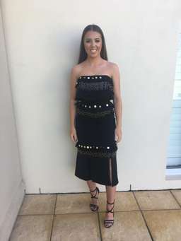 Prem The Label Gladiator Midi Dress Size 6 for rent on The Volte - image 1