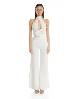 Eliya The Label Leontina Pantsuit in White Size S / AU 8
