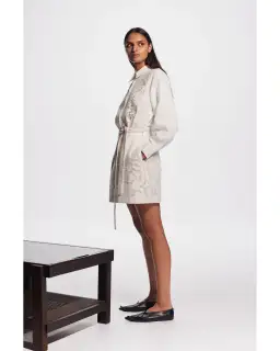 Alemais Pegasus Embroidered Mini Dress White Size AU 8 for rent on The Volte - image 6