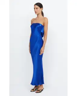 Bec & Bridge Moondance Strapless Dress Mediterranean Blue Size M / AU 10 for rent on The Volte - image 1