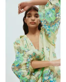 Alemais Velma Mini Dress Print Size AU 14 for rent on The Volte - image 2