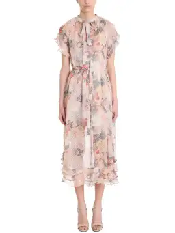 Zimmermann Radiate Cascade Frill Swing Silk Ruffle Midi Dress Floral Size 1 / 10 AU for rent on The Volte - image 1