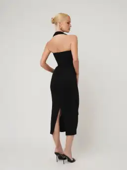 Effie Kats Meline Midi Dress Black Size S / AU 8 for rent on The Volte - image 3