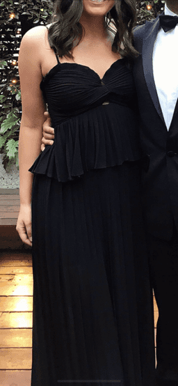 Shona Joy BOTTICELLI PALAZZO JUMPSUIT - BLACK