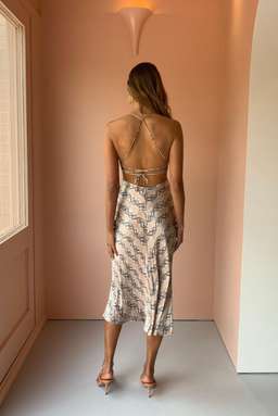 Bec & Bridge Python Midi Dress Size 8