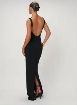Effie Kats Verona Gown Black Size 12 for rent on The Volte - image 3