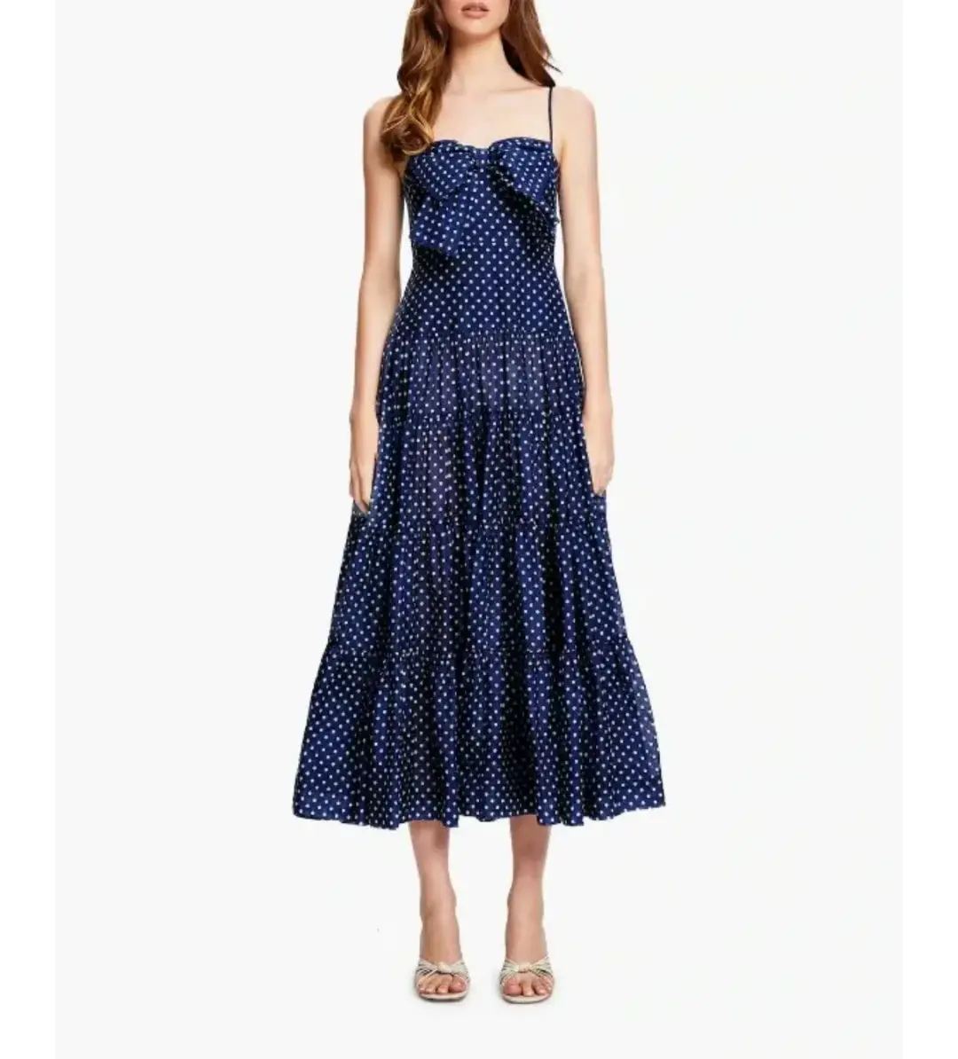 Alice McCall Last Song Midi Dress Blue Size 14 for rent on The Volte - main image