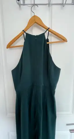 Shona Joy Core High Neck Ruched Dress Emerald Size AU 14 for rent on The Volte - image 4