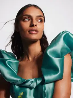 Alemais Regent Mini Dress Jade Green Size 16 for rent on The Volte - image 5