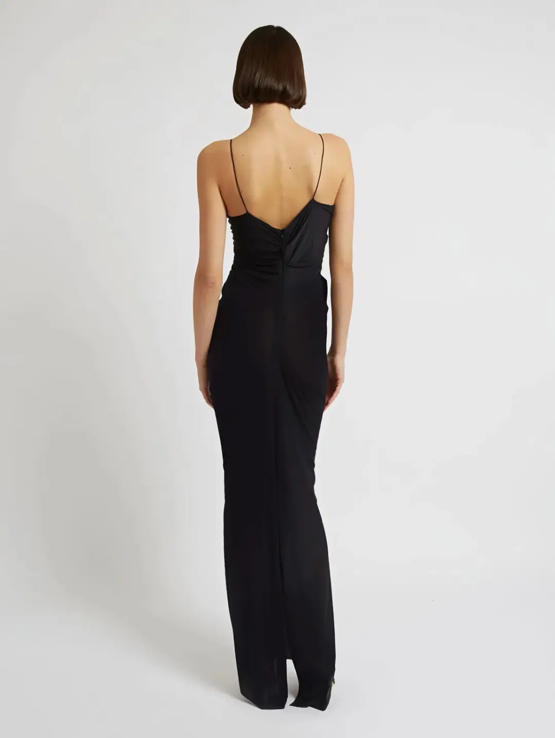Christopher Esber Molded Venus Dress Black Size 6 for rent on The Volte - main image