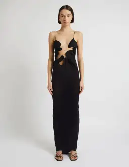 Christopher Esber Molded Venus Dress Black Size 6 for rent on The Volte - image 2