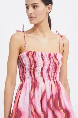 Steele Mirabella Midi Dress Groovy Print Size L / AU 12 for rent on The Volte - image 2