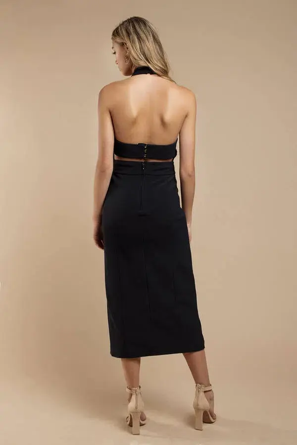 Finders Keepers Seeking Dress Navy Size 10 for rent on The Volte - main image