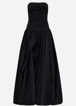 Aje Violette Bubble Hem Maxi Dress Black Size 8 for rent on The Volte - image 6