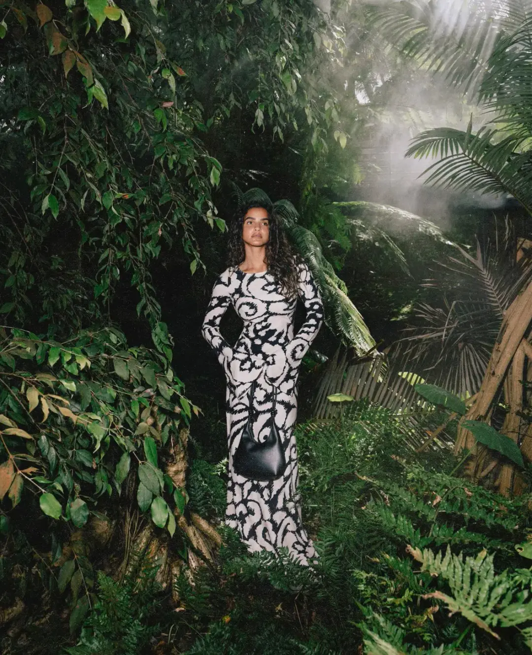 The Wolf Gang Santa Elena Maxi Dress Ikat Print Size 8 for rent on The Volte - main image