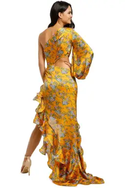 Bronx and Banco Hanna Gown Yellow Size M/10 for rent on The Volte - image 3