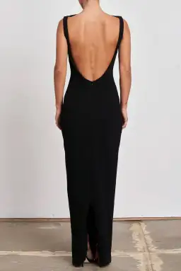 Effie Kats Verona Gown Black Size 6 for rent on The Volte - image 4