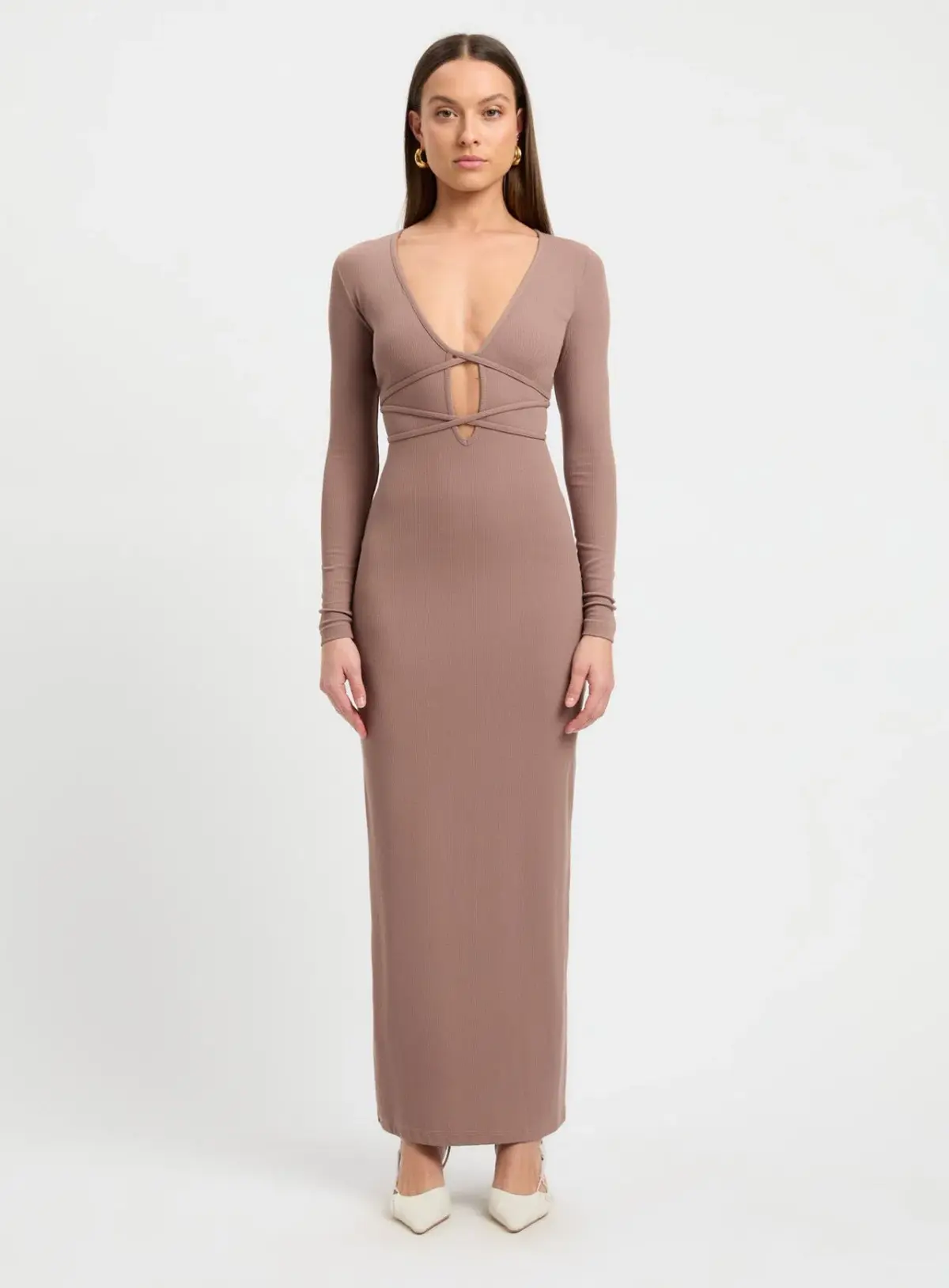 Kookai Sereya Maxi Dress Ginger Snap Size M / AU 10 - Image 1
