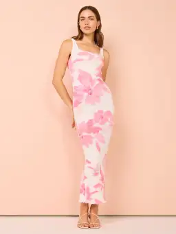 L'Idee Cruise MIdi Dress White Floral Size XS / AU 6 for rent on The Volte - image 1