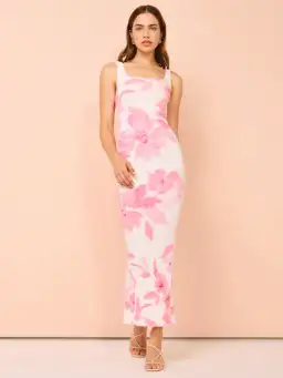 L'Idee Cruise MIdi Dress White Floral Size XS / AU 6 for rent on The Volte - image 2