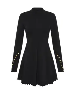 Aje Harmony Knit Dress in Black Size XXS / AU 4 for rent on The Volte - image 4