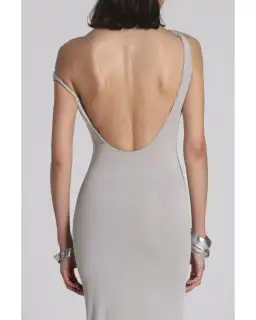 Bayse Haven Maxi Dress in Grey Size S / AU 8 for rent on The Volte - image 4