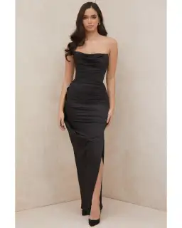 House of CB Adrienne Corset Maxi Dress in Black Size S / AU 8 for rent on The Volte - image 1