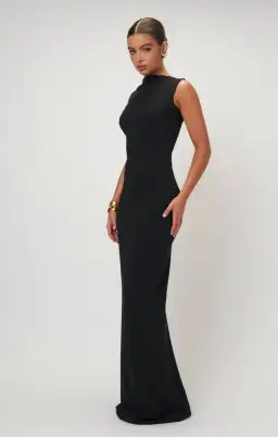 Effie Kats Verona Gown Black Size XS / AU 6 for rent on The Volte - image 2