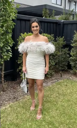 Rachel Gilbert Zion Mini White Size 4 / AU 14 for rent on The Volte - image 5