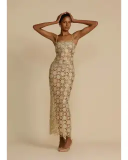 Arcina Ori Kendra Maxi Dress Gold Size XL / AU 14 for rent on The Volte - image 2